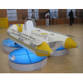 Hot-Selling 4.2m Yellow and White Inflatable Rib Boat